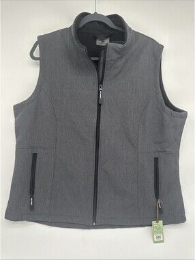 Roper Women’s Tech Heather Grey Softshell Best Size 1X NWT